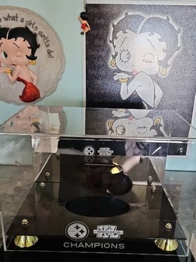 Fanatics Black and Clear Champions Football Display Case